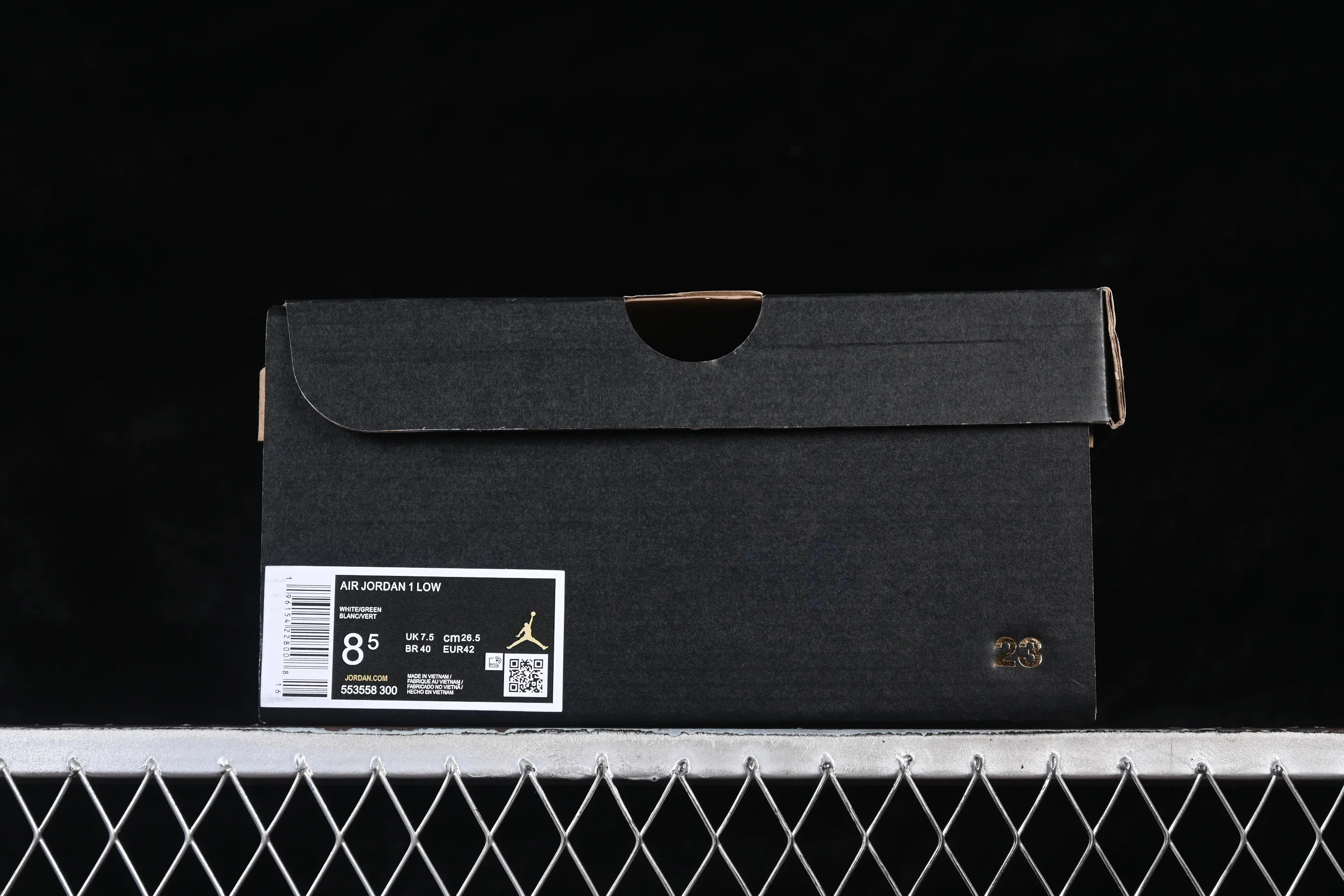 All categories Air Jordan Jordan series basketball shoes Air Jordan 1 Low High-end customized low-top sneakers Air Jordan 1 Low AJ1 Joe 1 meter white and green low-level cultural casual sneakers 553558-300